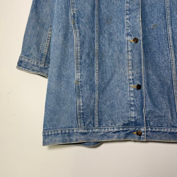 DANIEL Vintage Oversized Heavyweight Denim Jacket 
Size 22  3X XXXL - Picture 3 of 7